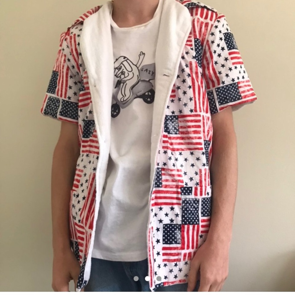 Chubbies American flag shirt